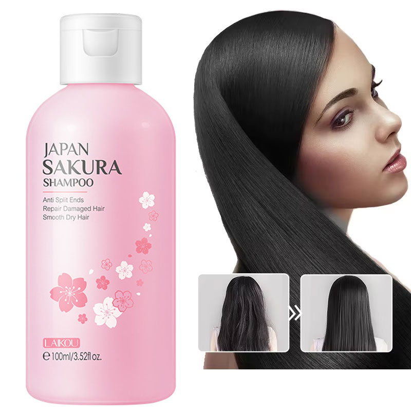 Hair Care Vitamin - LAIKOU japonia Sakura szampon naprawa zniszczone