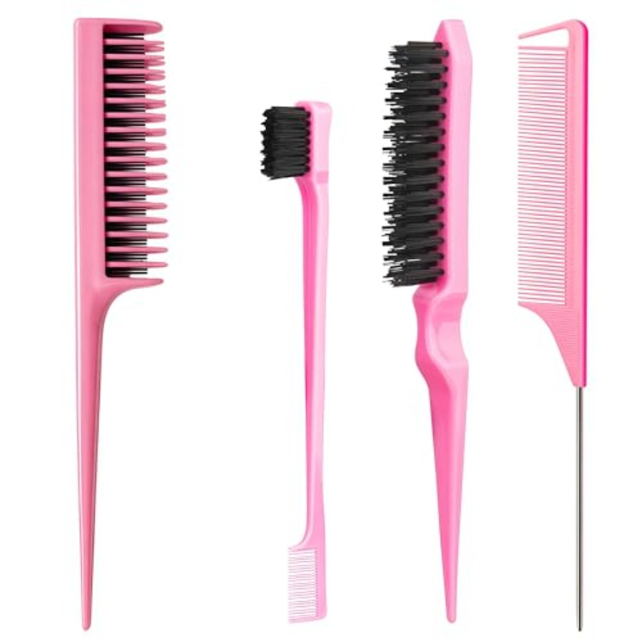 Bamboo Hair Brush - Zestaw szczotek do włosów dla kobiet