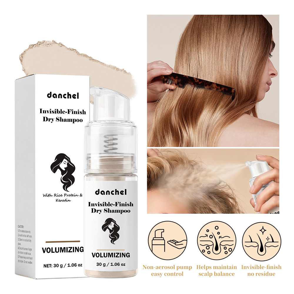 Hair Care For Dry And Frizzy Hair - Szybkoschnący szampon w proszku kontrolujący wydzielanie