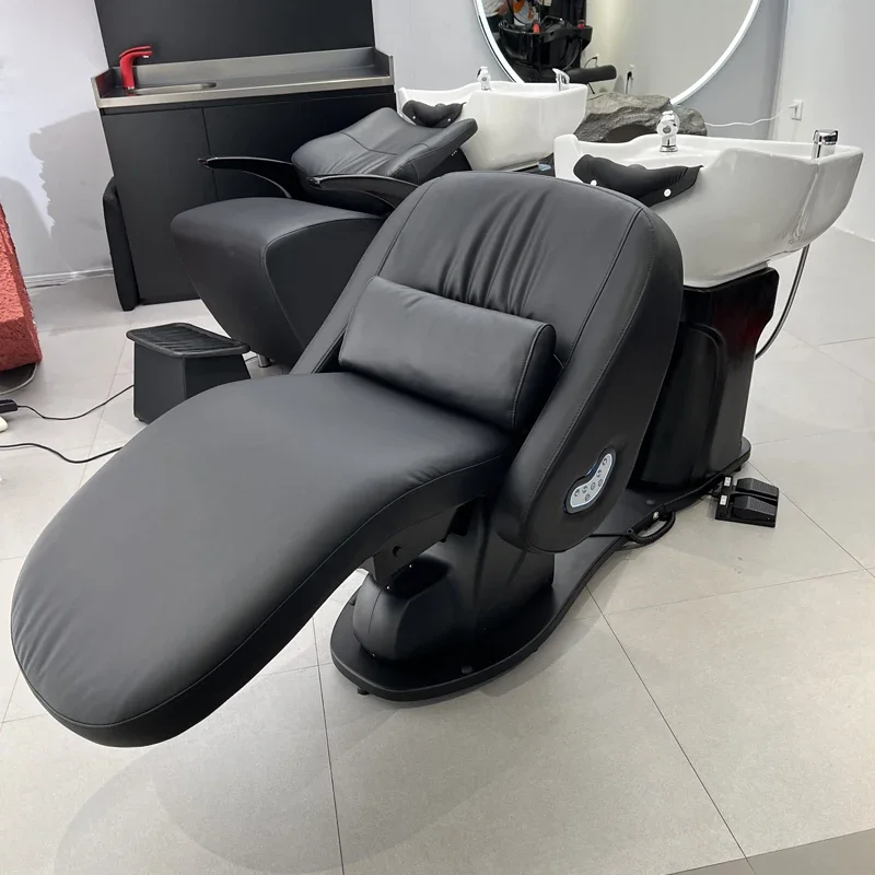 Hair Care Japanese - Elektryczne łóżko fryzjerskie z funkcją podnoszenia,