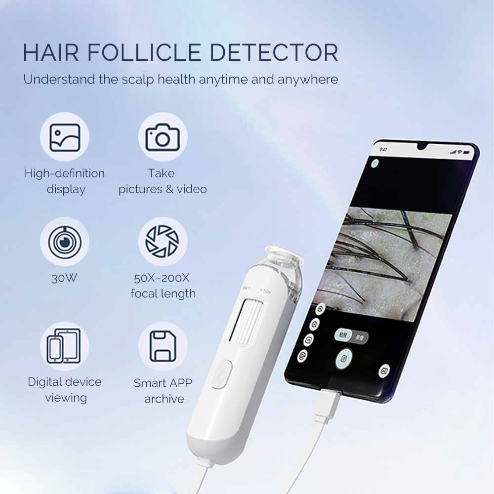 Nowy 50X/200X Detektor Włosów  – Hair Porosity Test recenzja i cena