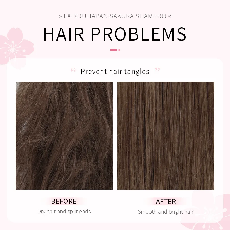 LAIKOU japonia Sakura szampon  – Hair Care Vitamin recenzja i cena