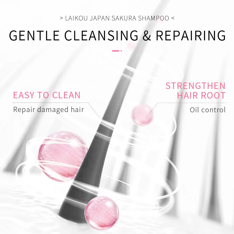 LAIKOU japonia Sakura szampon  – Hair Care Vitamin recenzja i cena