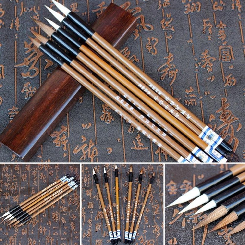 6 szt./zestaw pędzli do malowa – Bamboo Hair Brush recenzja i cena