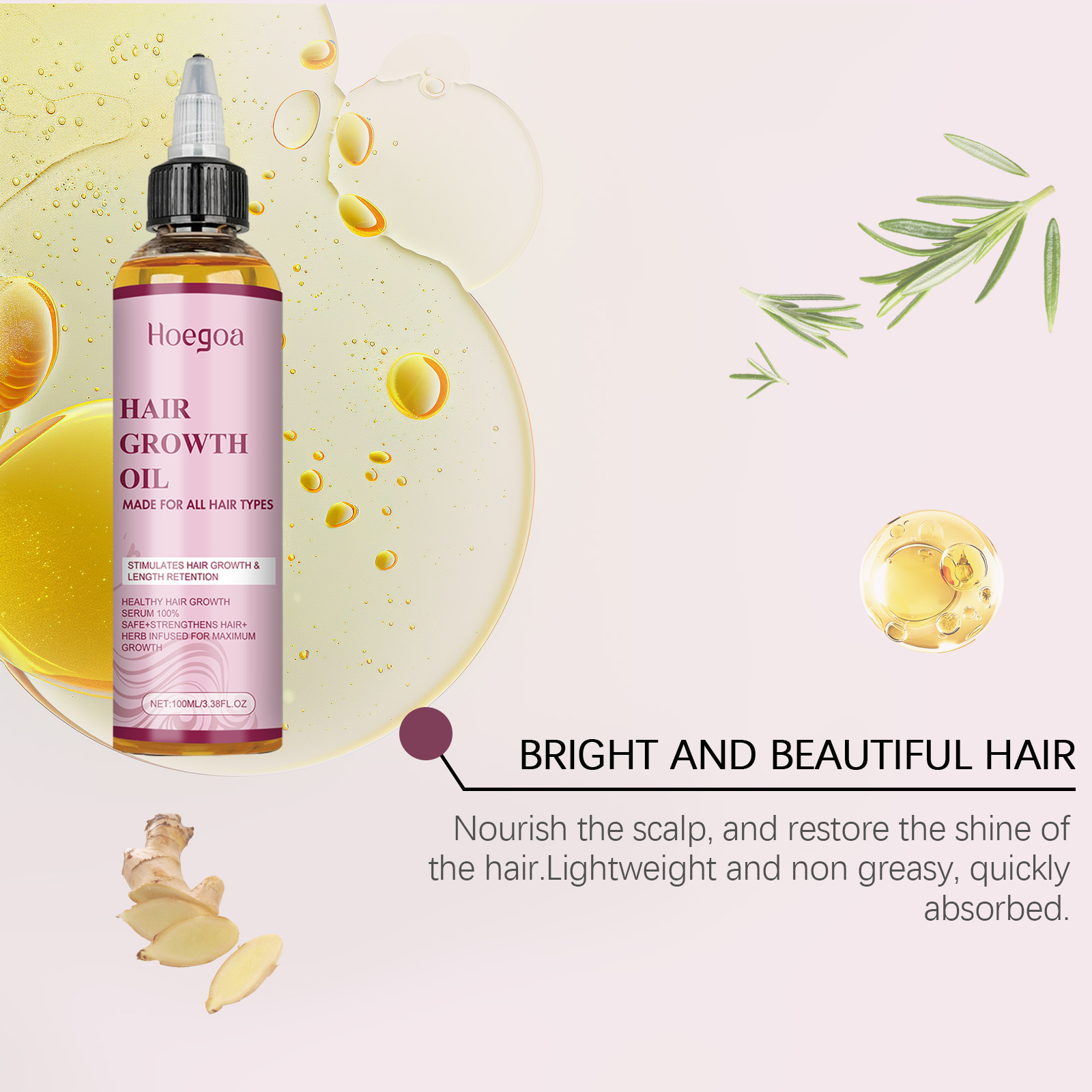 Olejek na porost włosów, napra – Hair Care For Dry And Frizzy Hair recenzja i cena