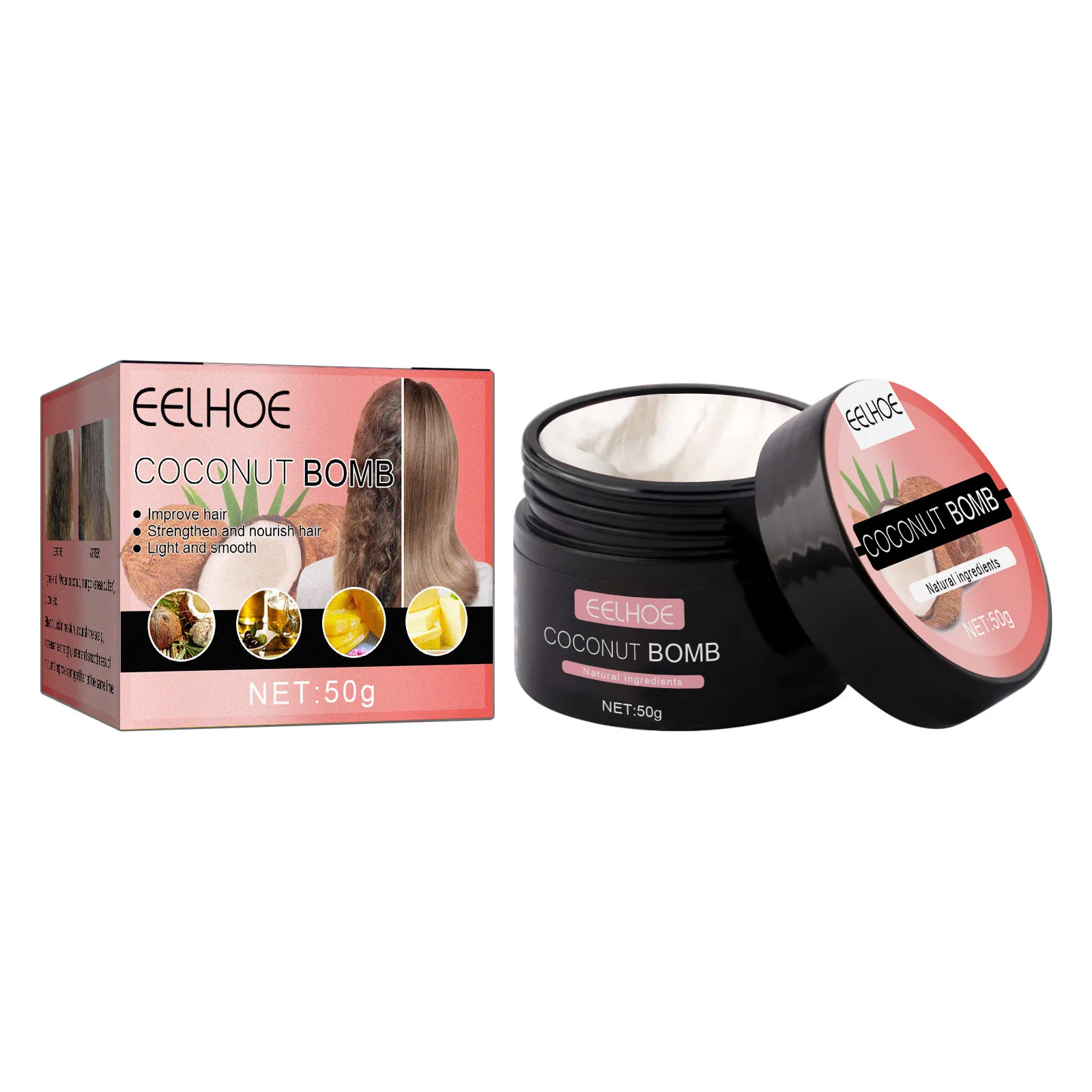 Maska do włosów z kokosem, odż – Hair Care For Dry And Frizzy Hair recenzja i cena