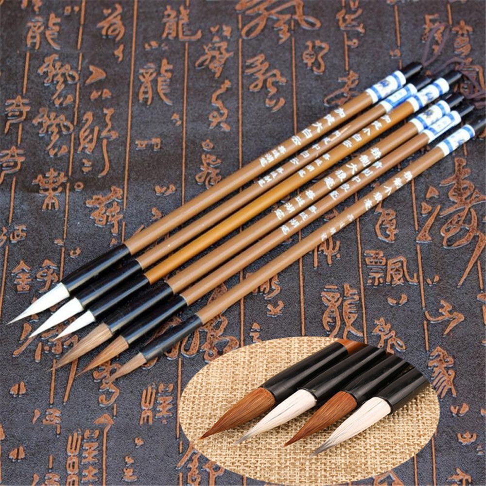 6 sztuk/zestaw Pędzle do malow – Bamboo Hair Brush recenzja i cena