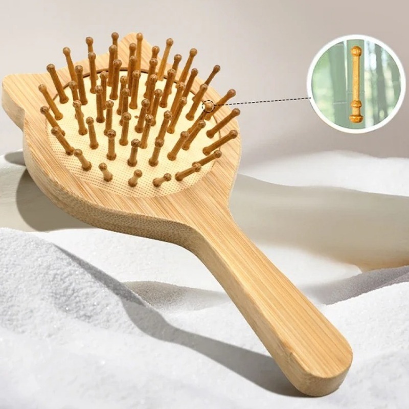 1 szt. Nowa drewniana szczotka – Bamboo Hair Brush recenzja i cena