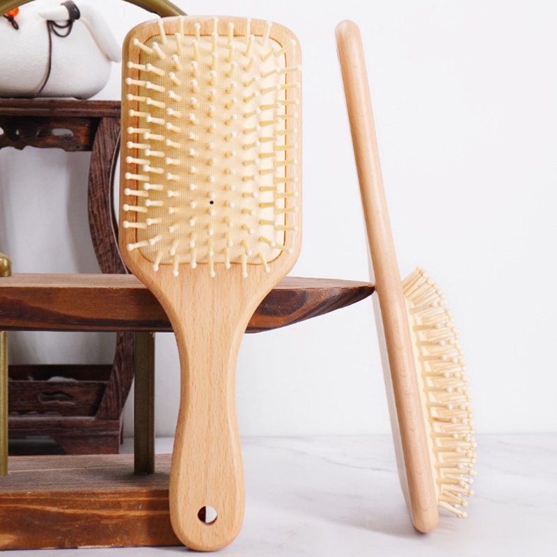 Drewniany grzebień z poduszką  – Bamboo Hair Brush recenzja i cena