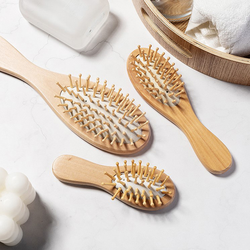 Drewniany grzebień z poduszką  – Bamboo Hair Brush recenzja i cena