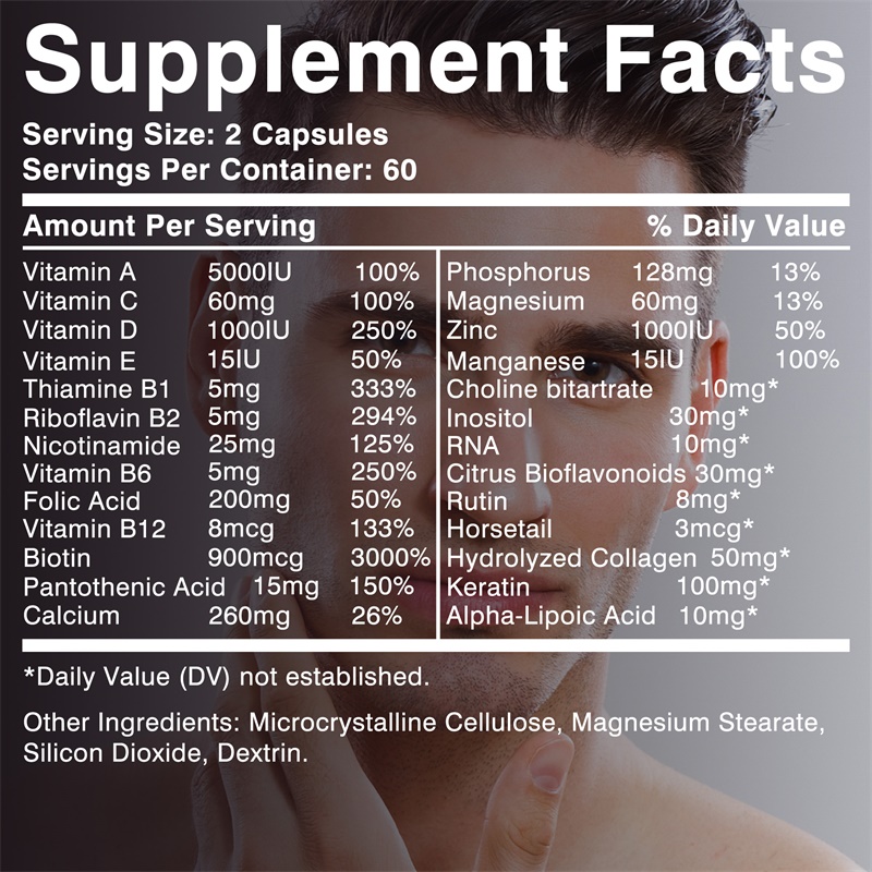Suplement dla mężczyzn na poro – Hair Care Vitamin recenzja i cena