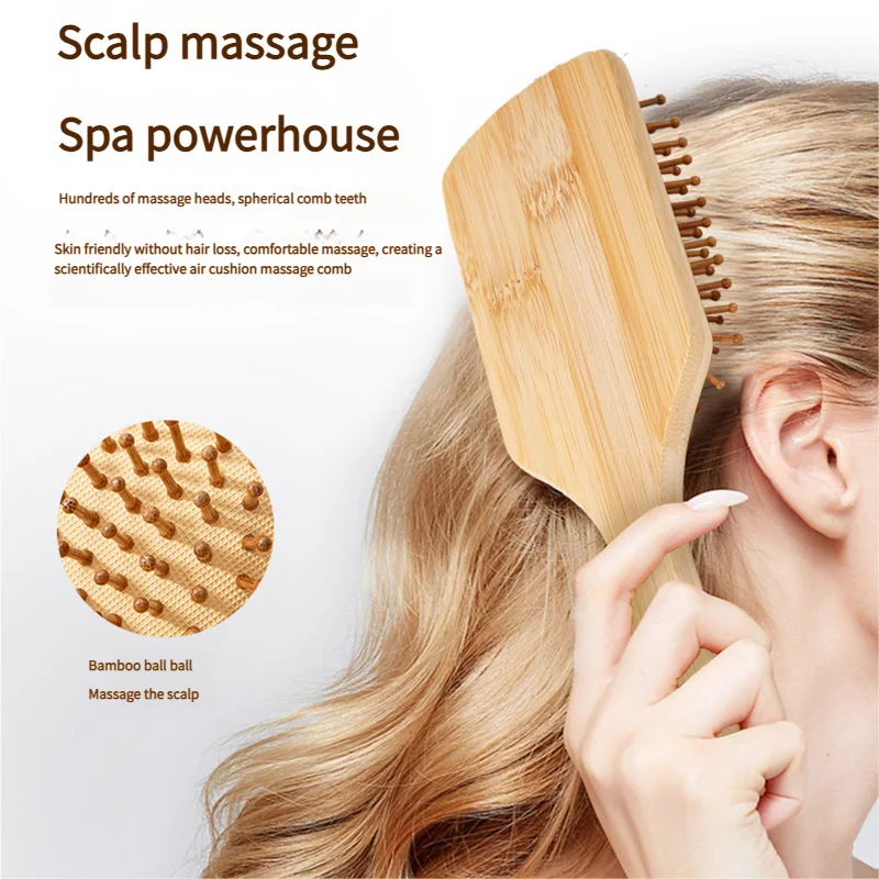 Szczotka do włosów z bambusa d – Bamboo Hair Brush recenzja i cena