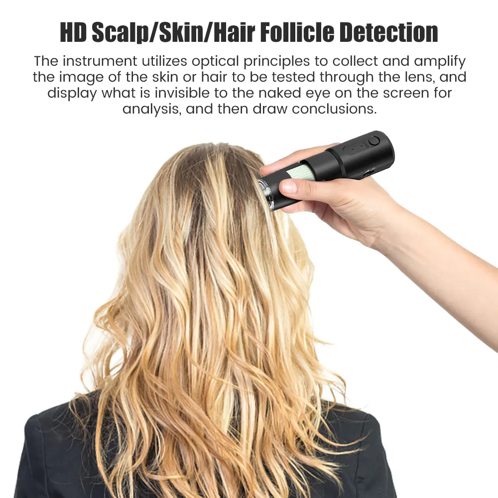 Bezprzewodowy dermatoskop anal – Hair Porosity Test recenzja i cena