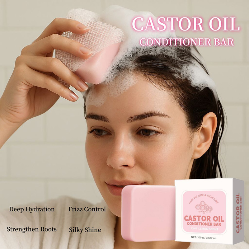 Mydło w kostce z olejem rycyno – Hair Care For Dry And Frizzy Hair recenzja i cena