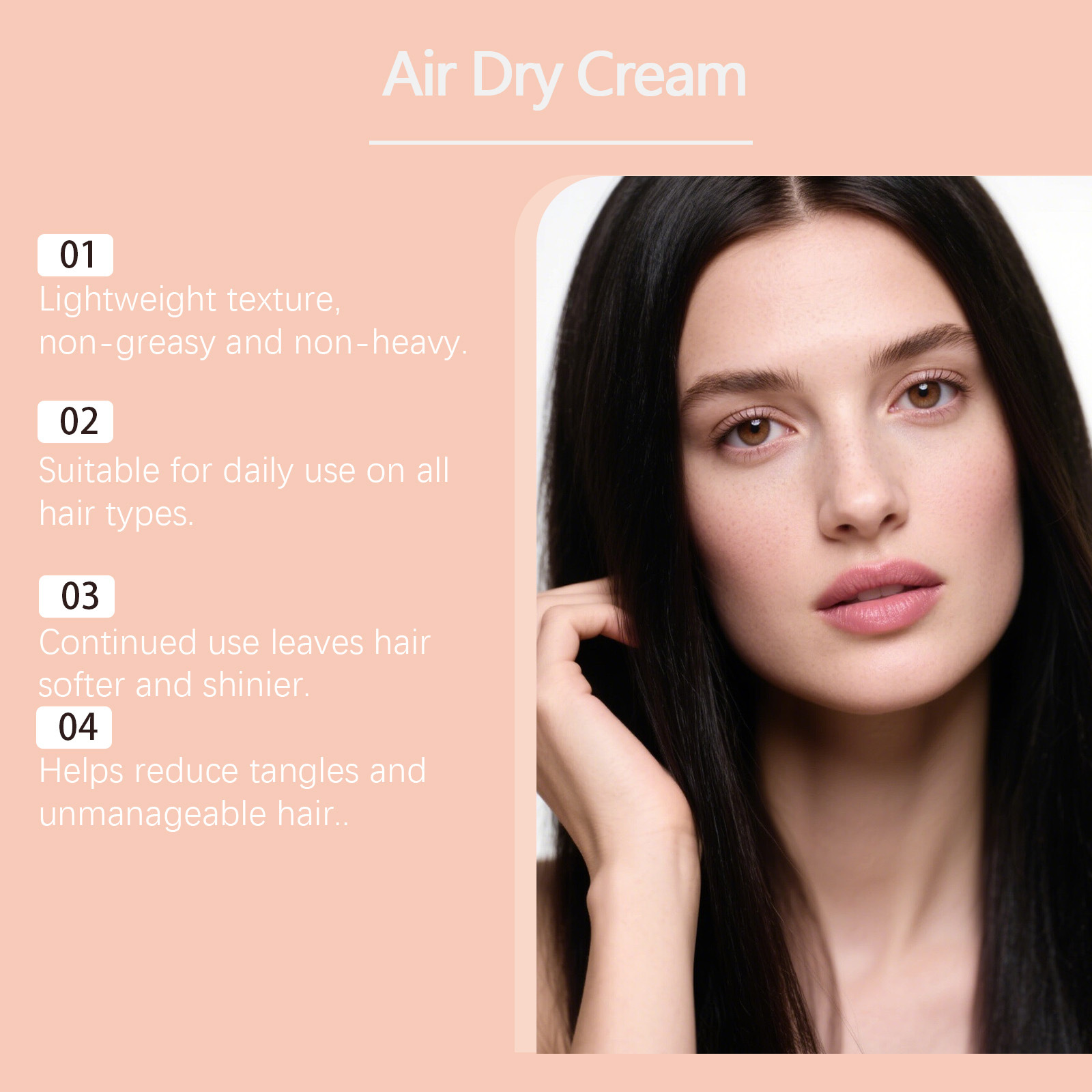 Krem do włosów wygładzający, n – Hair Care For Dry And Frizzy Hair recenzja i cena